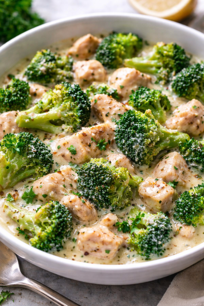 Creamy Garlic Chicken & Broccoli Bowl 6eb1835c 73bf 4950 9b7e fcf017ae990c