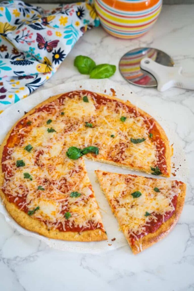 High-Protein Cottage Cheese Pizza Crust (Low-Carb Recipe) cottage cheese pizza recipe 768x1152